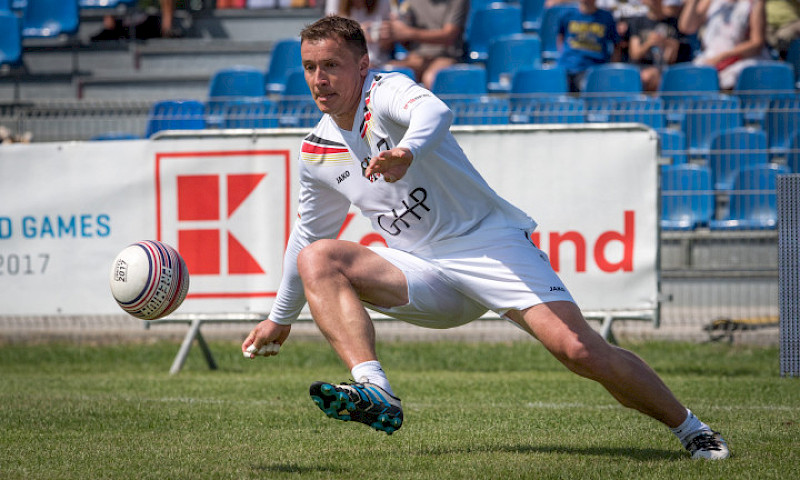 Weltmeister Steve Schmutzler (Foto: DFBL/Schönwandt)