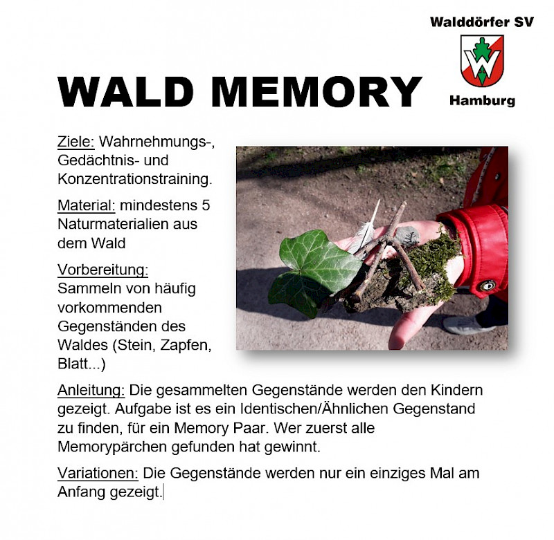Waldmemory Walddörfer SV