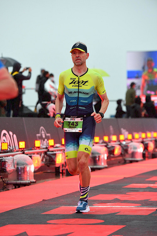 Frank Pototzki beim IRONMAN Triathlon in Tallinn