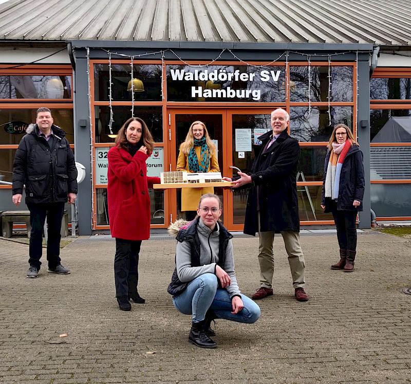 Förderzusage Bauprojekt Walddörfer Sportforum