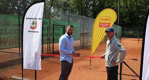 Eröffnung zusätzlicher Tennisplätze im Walddörfer SV