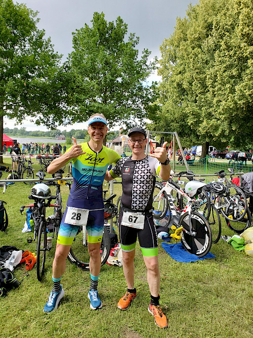 Frank & Frank beim Fun-Triathlon Güstrow