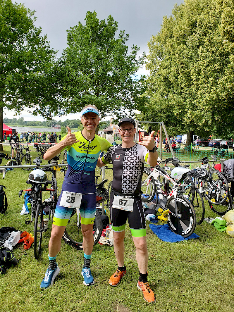 Frank & Frank beim Fun-Triathlon Güstrow