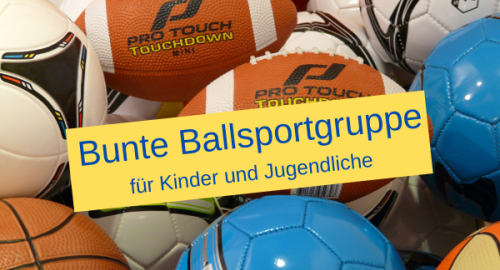 Bunte Ballsportgruppe im Walddörfer SV