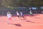 Luan und Moritz beim 50m Sprint